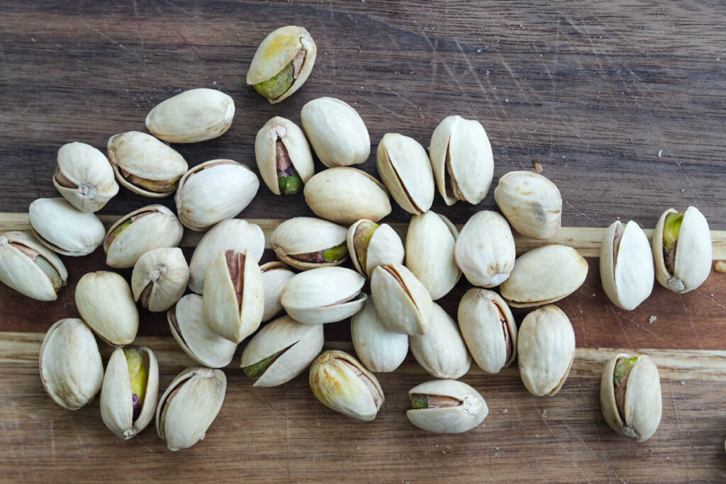 Best nuts for charcuterie board: Pistachios