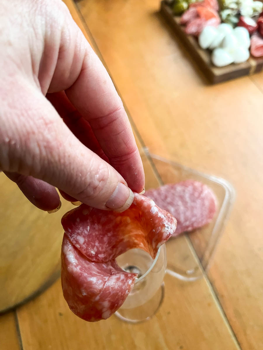How to Create a Rose Salami for a Charcuterie Board Amazing