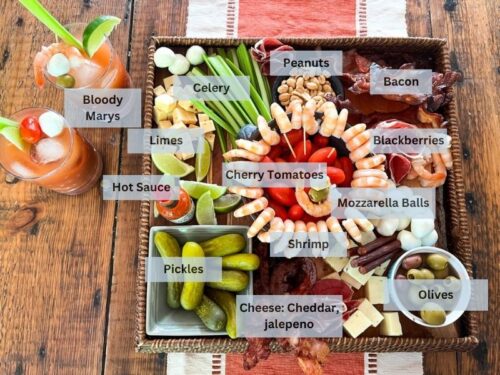 How to Make a Bloody Mary Charcuterie Board - Amazing Charcuterie Boards