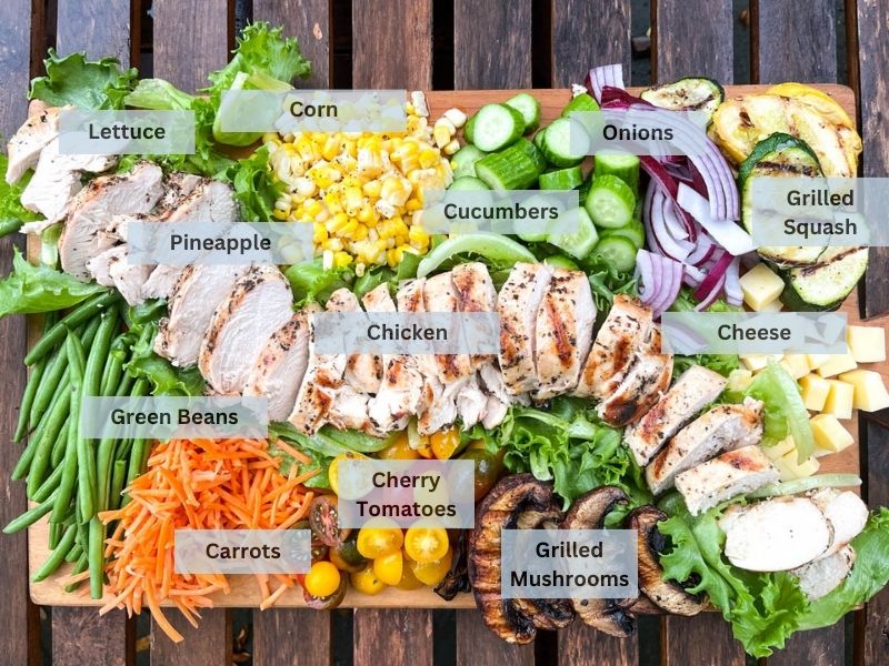 Charcuterie Salad Board