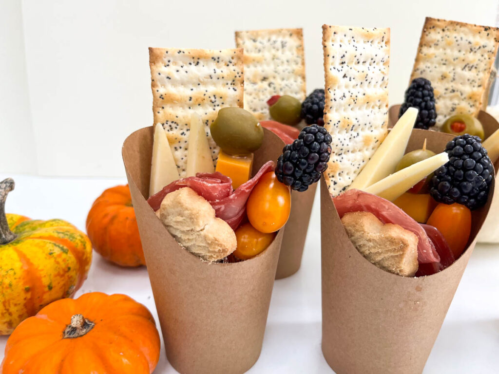 Thanksgiving Charcuterie Cups