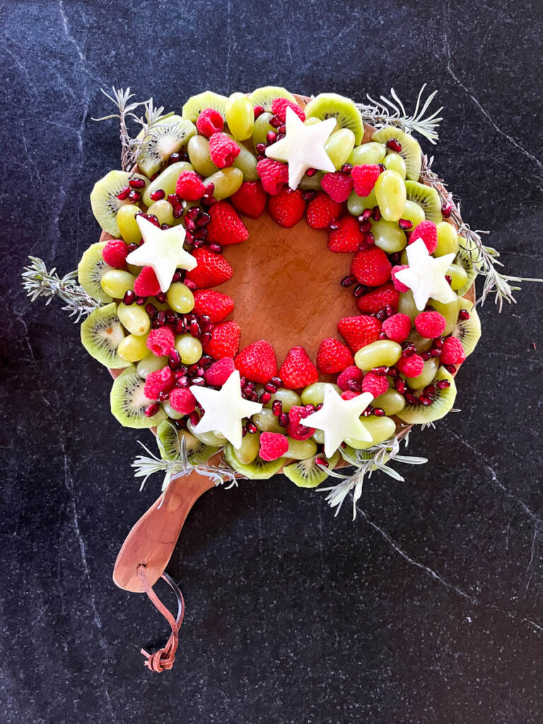 Fruit Charcuterie Board Wreath