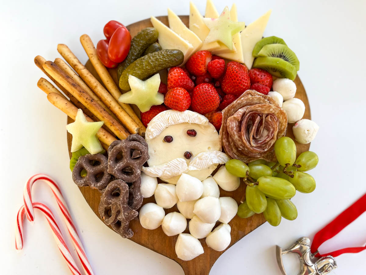 How to Make a Festive Santa Charcuterie Board - Amazing Charcuterie Boards