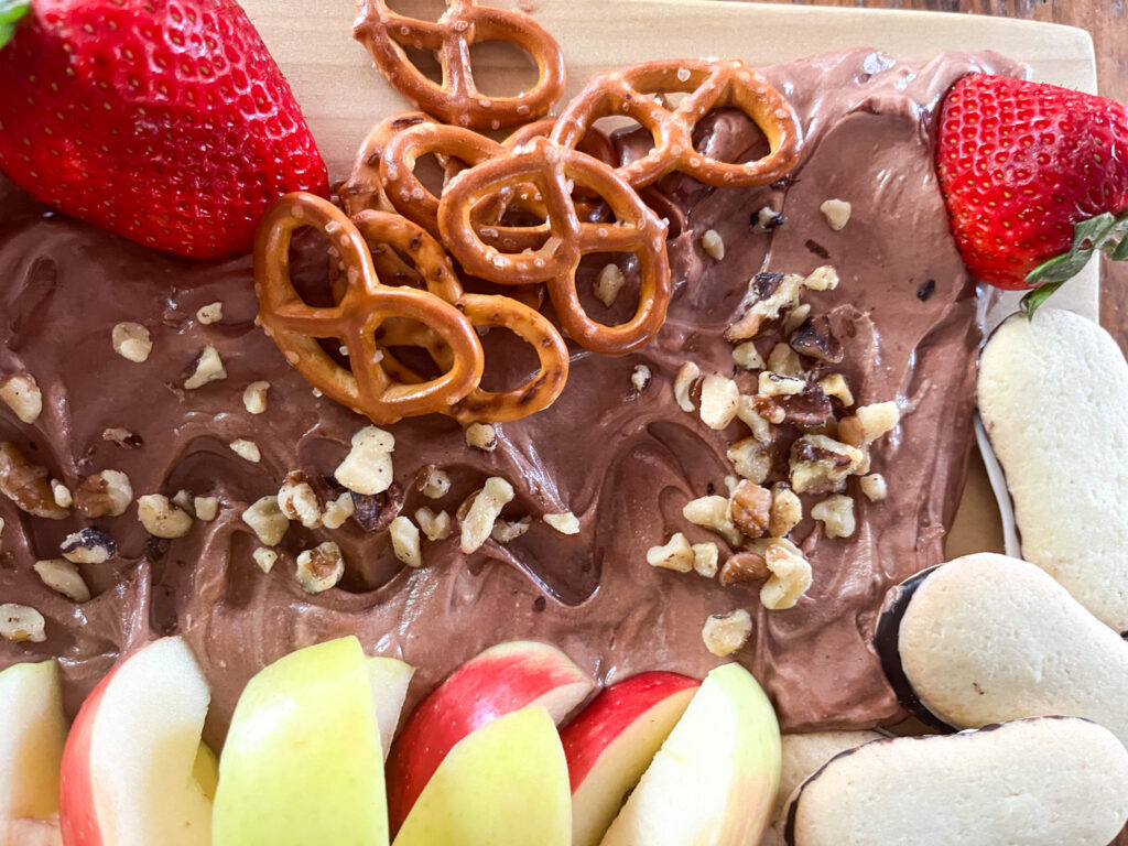 Chocolate dessert board
