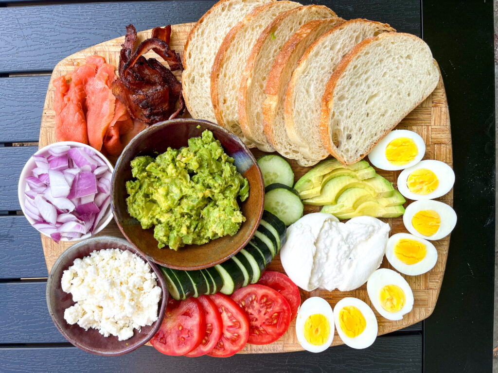 Avocado Toast Charcuterie Board