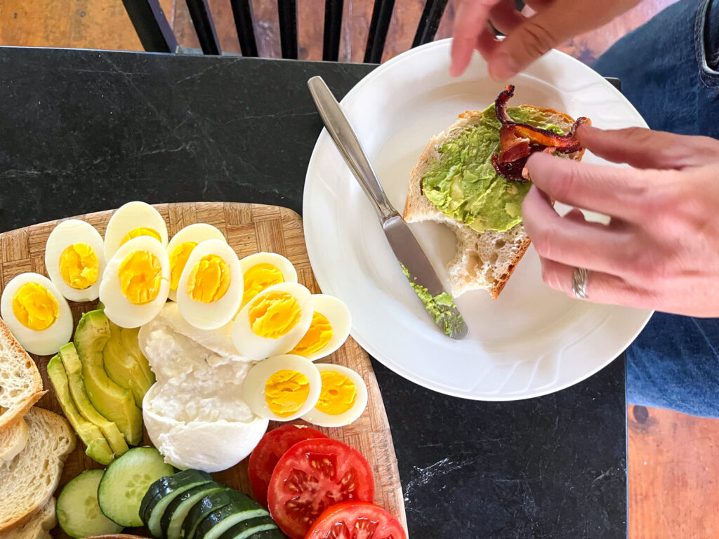 Avocado Toast Charcuterie Board