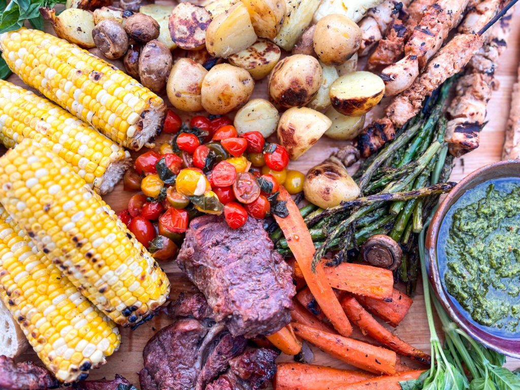 Off the Grill Charcuterie Board