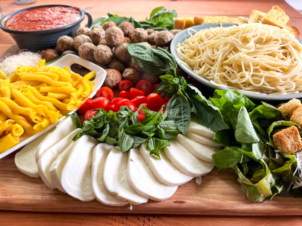 Spaghetti Charcuterie Board