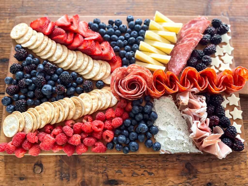 Fireworks Charcuterie Board