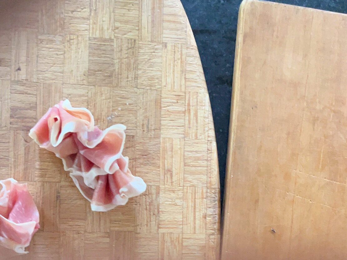 Fold Prosciutto