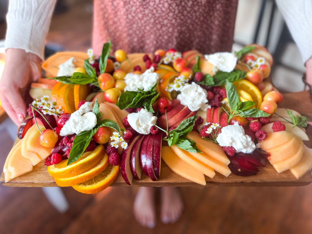 Fruit Board with Burrata