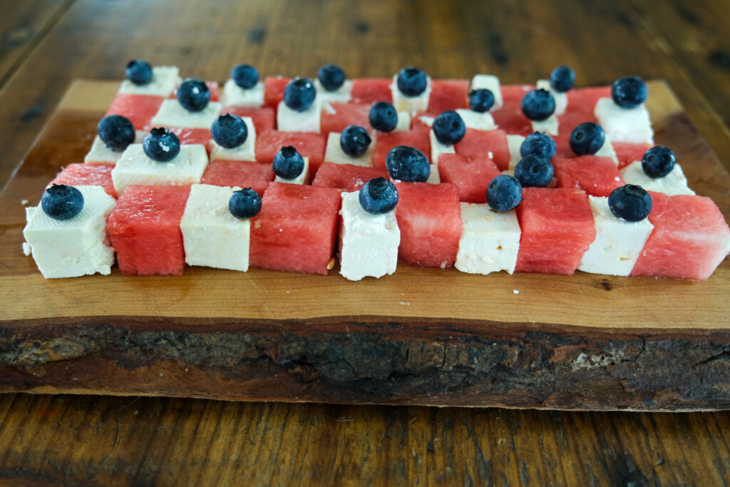 4th of July Checkerboard Platter