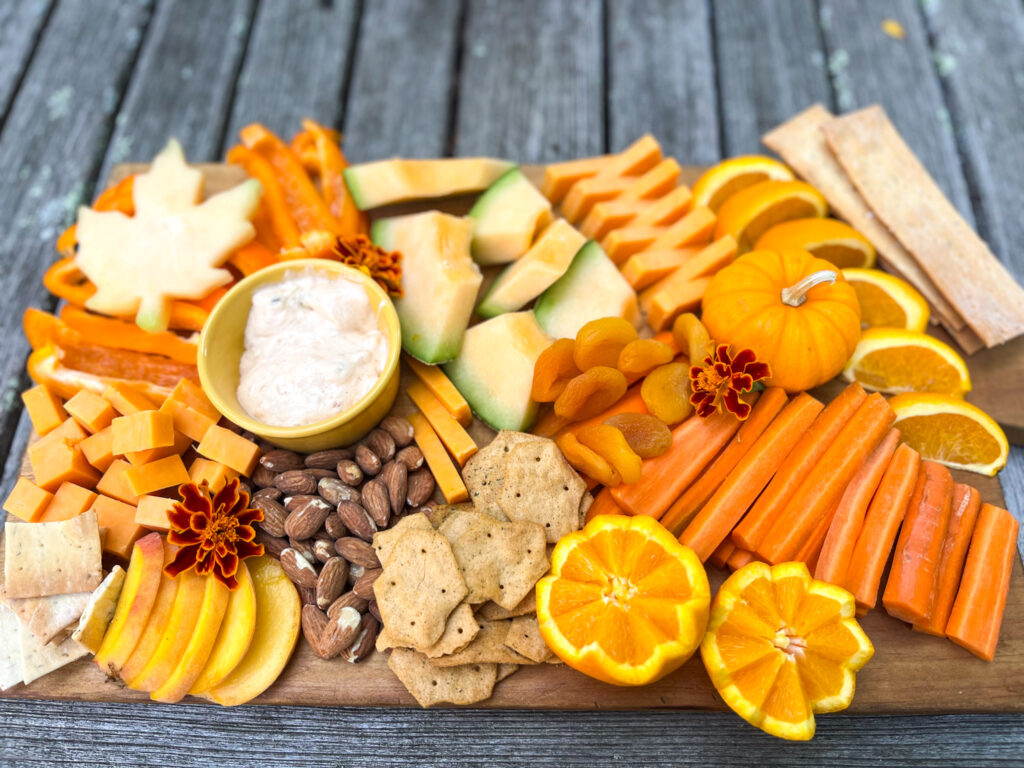 Orange Charcuterie Board