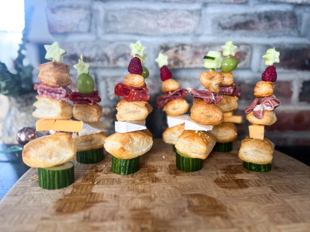 Christmas Tree Canapes