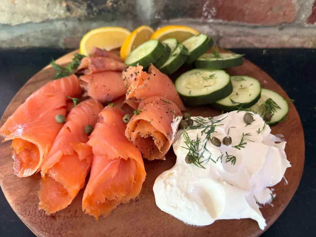 Smoked Salmon Snack Board
